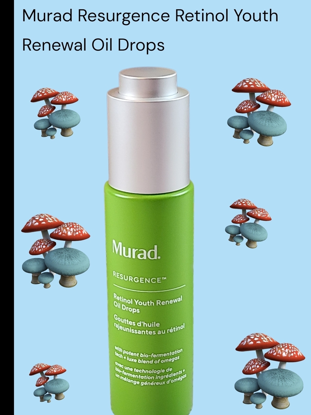 Murad Resurgence Retinol Youth Renewal Oil Drops - NIB 30 Ml / 1 Oz